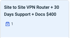 Book a 30-day VPN router setup